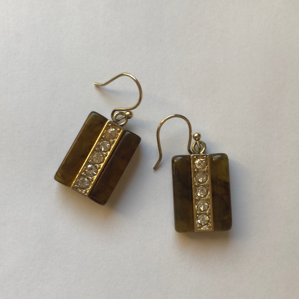 No longer for sale Ann Taylor tortoise and crystal earrings